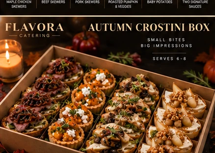 FLAVORA Autumn Crostini Box