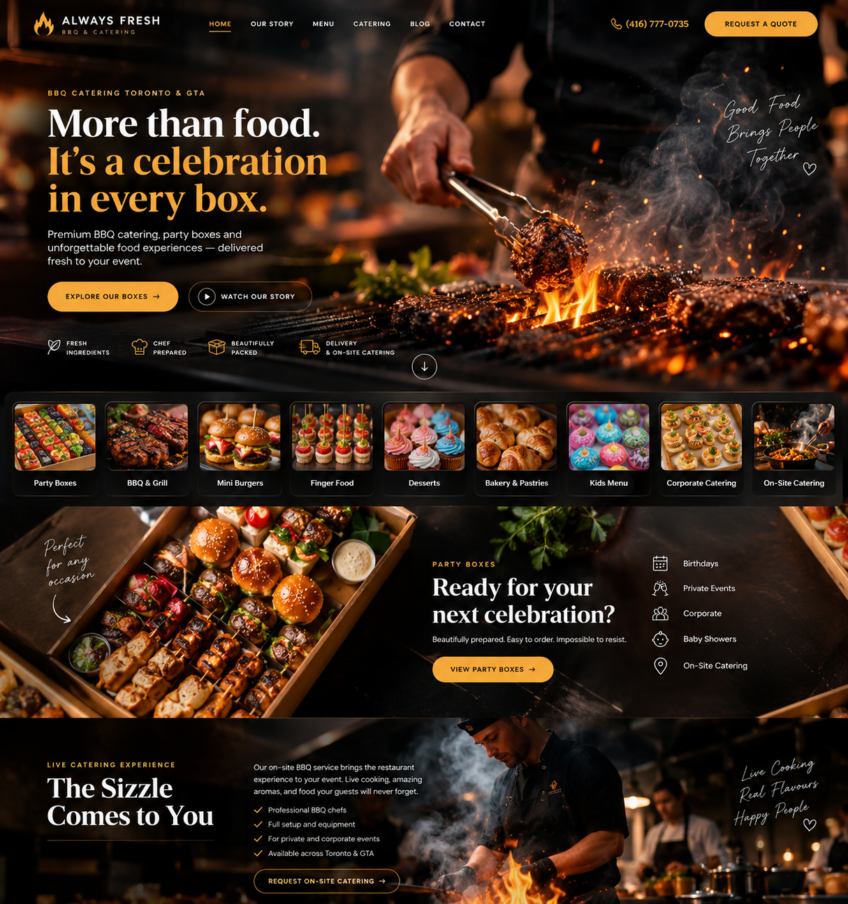 Chef grilling burgers over open flame