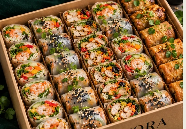 FLAVORA Asian Spring Roll Box